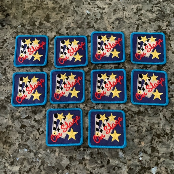💚Lot of 10 On Stage Patches Girl Scouts Fun Patch - Picture 1 of 4